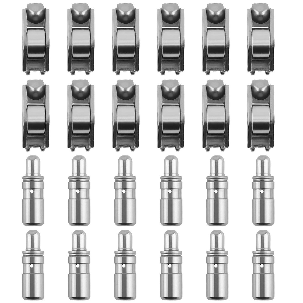 Set of 12 Rocker Arms & 12 Hydraulic Valve Lifters for Buick Chevrolet GMC MR1323