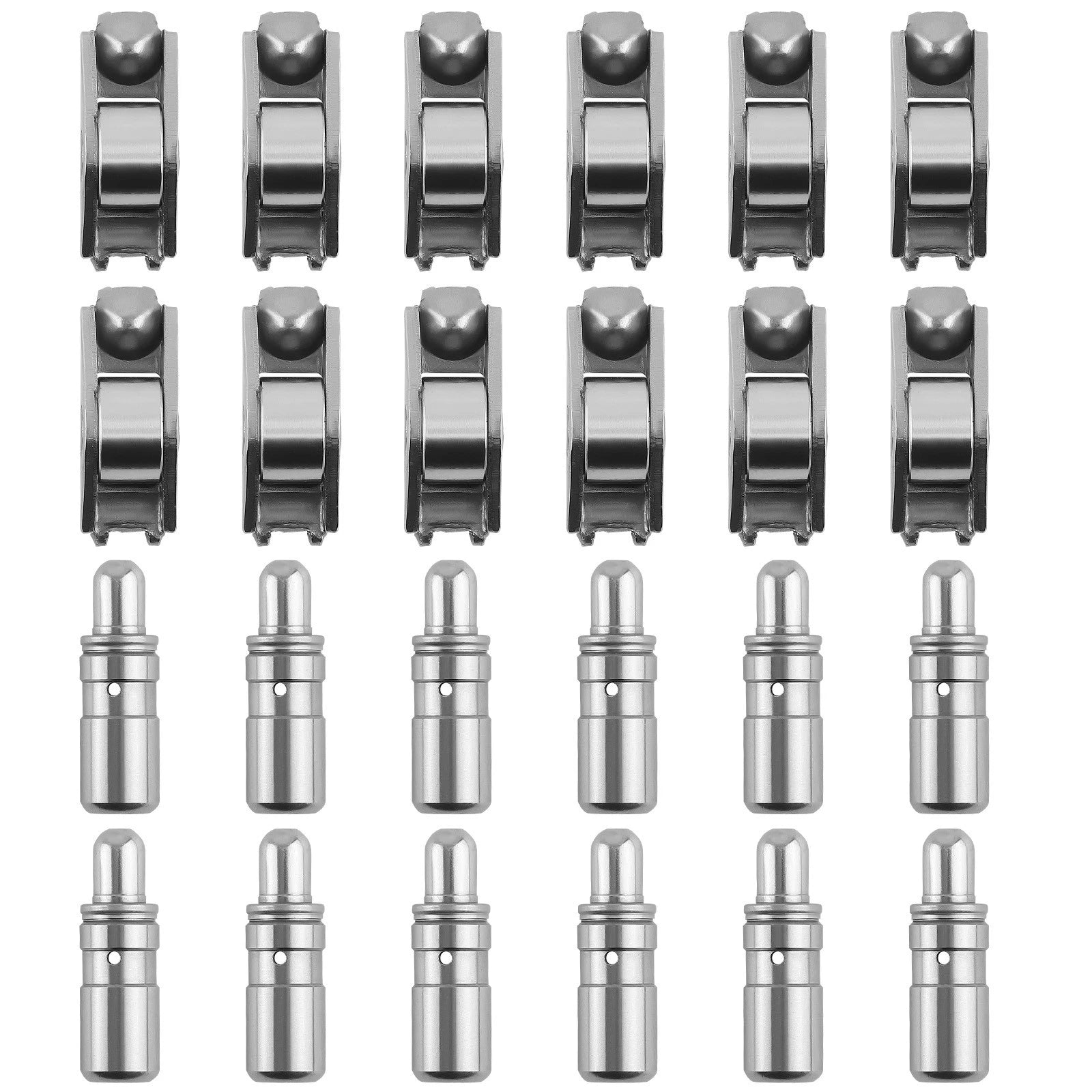 Set of 12 Rocker Arms & 12 Hydraulic Valve Lifters for Buick Chevrolet GMC MR1323