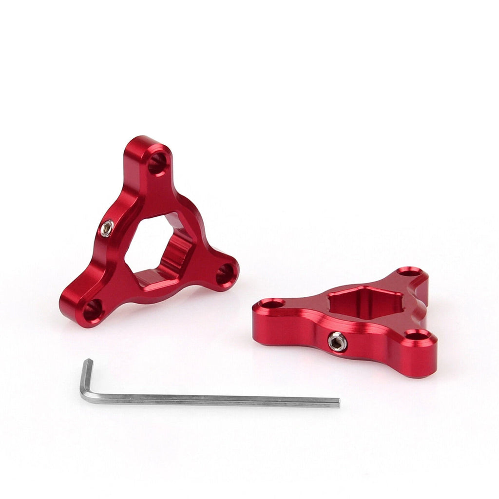 Fork Preload Adjusters for Kawasaki Z750, YZF R1, GSXR 1000 (14mm, Red)