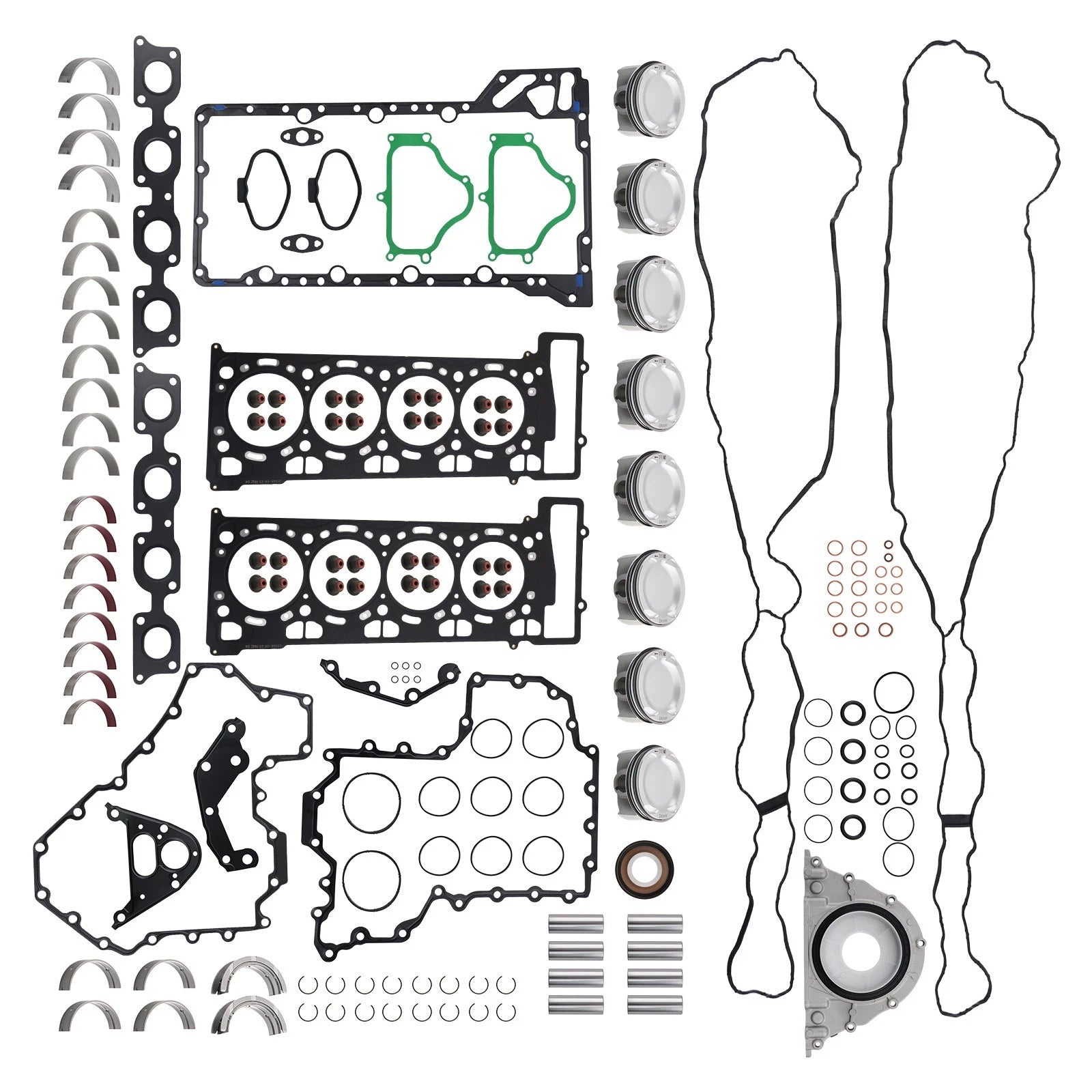 Piston Gasket Bearing Kit for BMW M5 F10 (2010–2016) 4.4L V8 S63N
