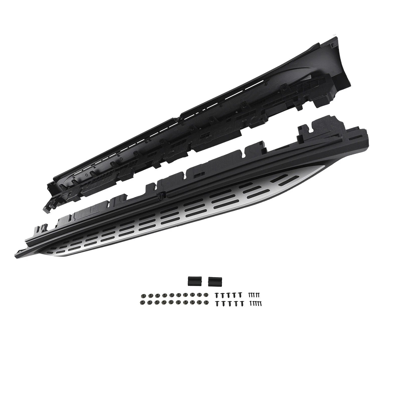 Black Running Boards Side Steps for Mercedes GLE350 GLE450 W167 (2020–2024) Pair