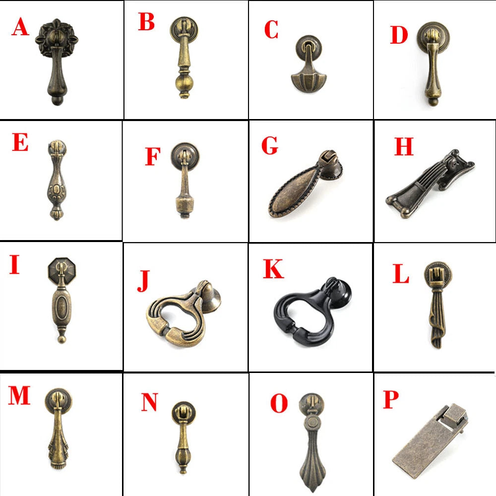Door Pull Handles for Antique European Furniture