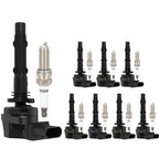 Set of 8 Ignition Coils & Spark Plugs for Mercedes-Benz GL450 (2007–2012)