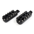 Foot Pegs for Harley Touring, Softail, Dyna (2010–2023) - Black MX Style