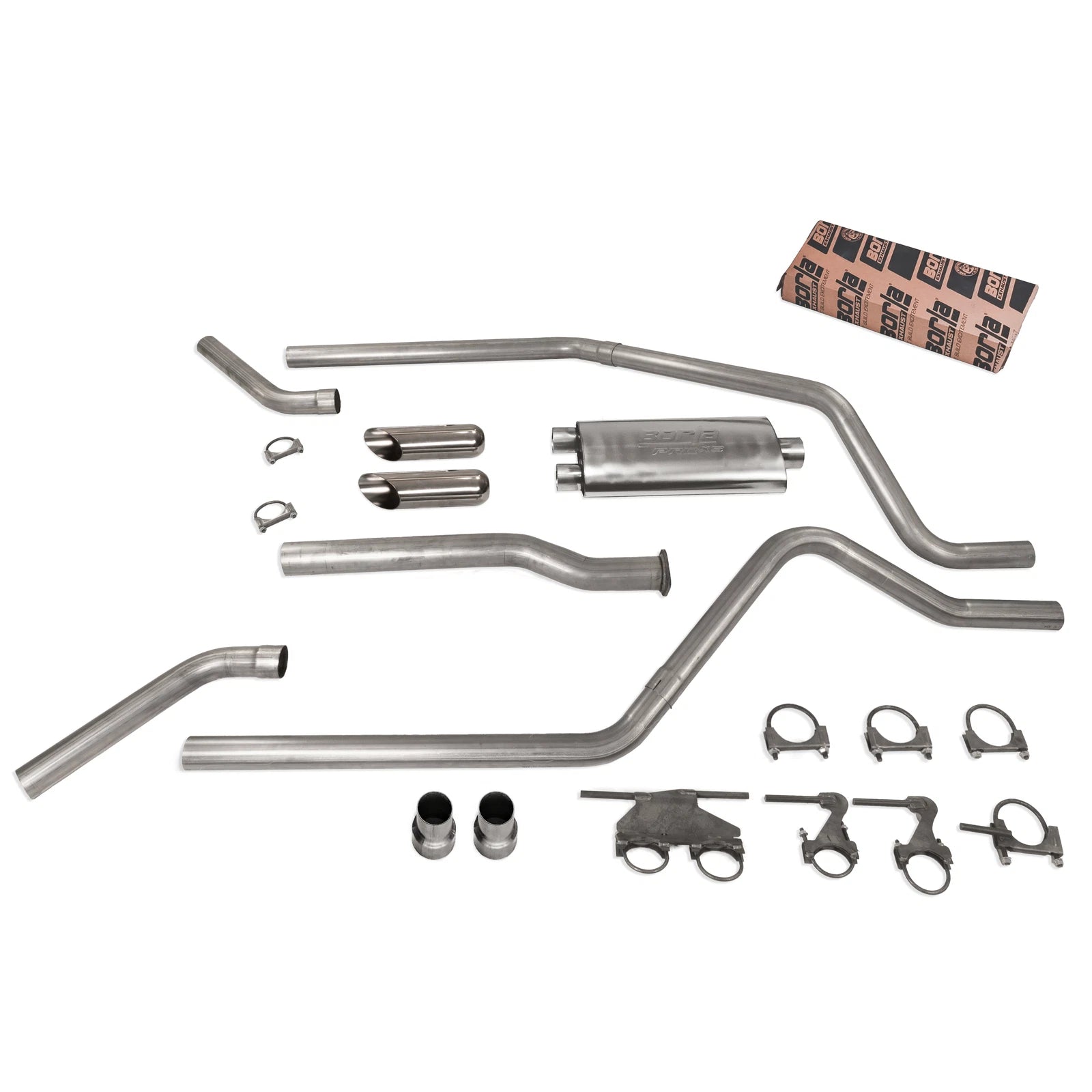 Dual Exhaust Kit for Dodge Ram 1500 (2019–2025) 3" Borla Pro SS Tip