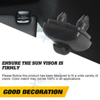 Sun Visor Hook Clip and Joystick Cover Set for Audi A4 S4 A5 Q5 (2017-2020)