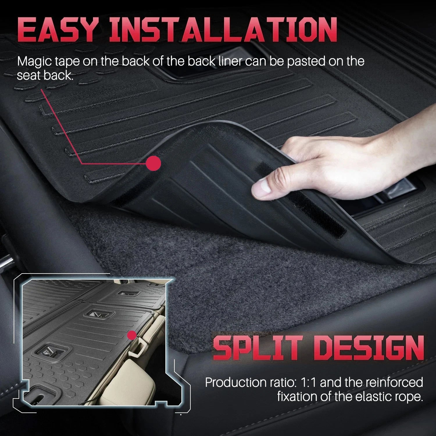 Rear Back Seat Cover Protector for Subaru Outback (2020-2025)
