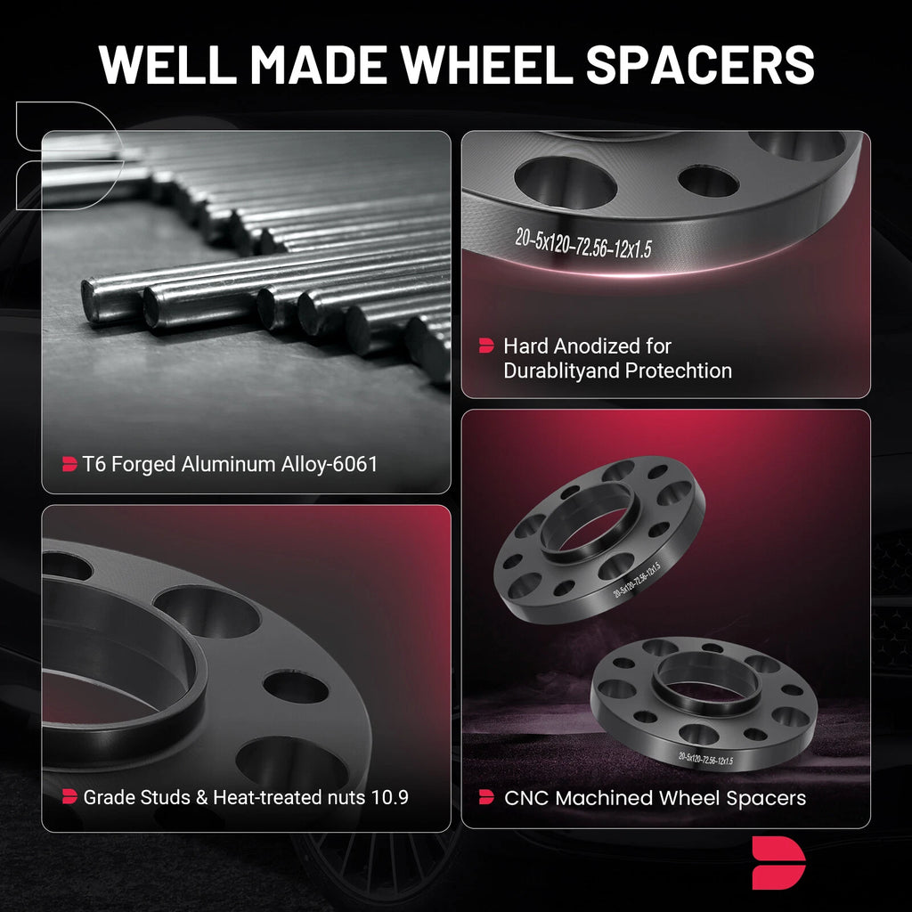 15mm and 20mm Hubcentric Wheel Spacers for BMW 320ci 325ci (2000-2006)