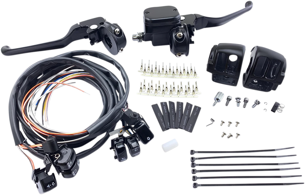 Handlebar Control Kit for Harley Davidson (1996–2011) - 9/16" Master Cylinder