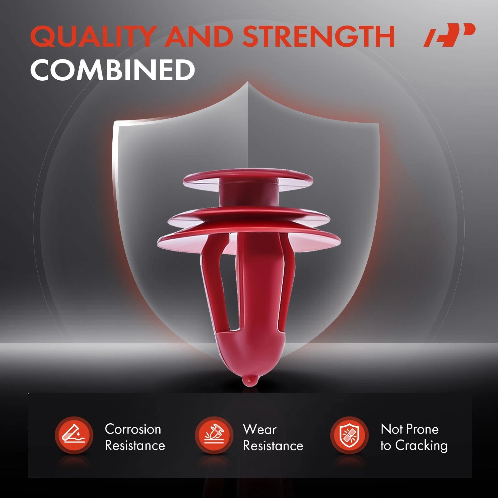 50Pcs 9.5mm Nylon Cowl Vent Screen for Toyota (2015–2022)