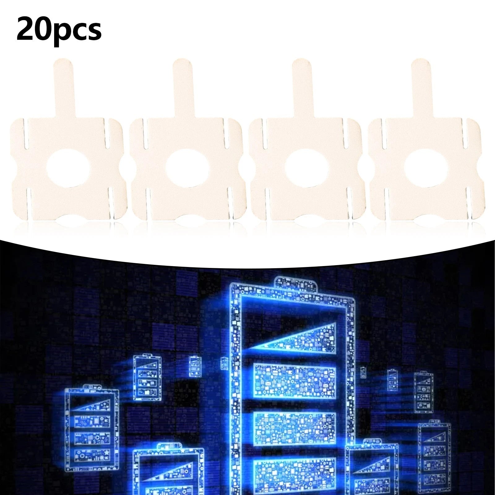 Nickel Sheets for 4S Battery Pack (Spot Weldable)