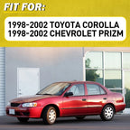 Inside Door Handle Set of 4 for Toyota Corolla Black