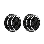10Pcs Carbon Fiber Dashboard Vent Trim Covers for Nissan 350Z (2006-2009)