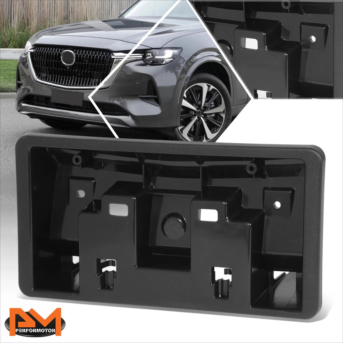 Front Bumper License Plate Mounting Bracket for Mazda CX-90 (2024)