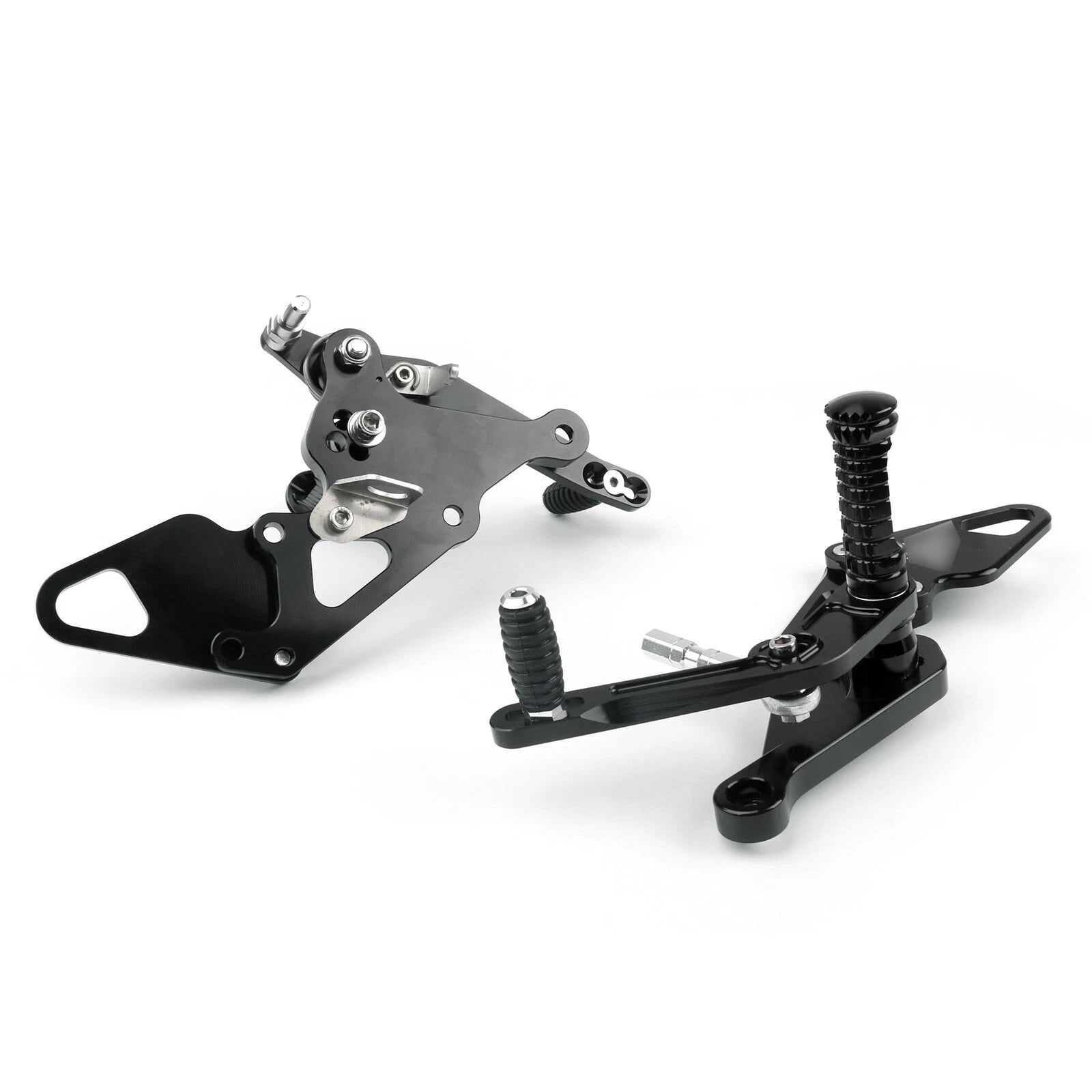 Black Rear Footpegs for Yamaha MT07 FZ07 (2014–2020) T9