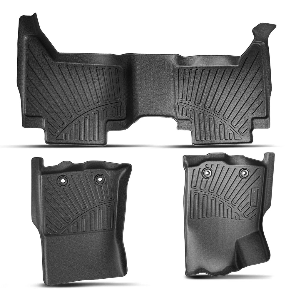 Set of 4 3D Mold Carpert Floor Mats for Toyota Tacoma Double Cab (2016–2017)