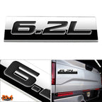 3D Polished Metal Decal Emblem for GMC Chevrolet (2010–2023)