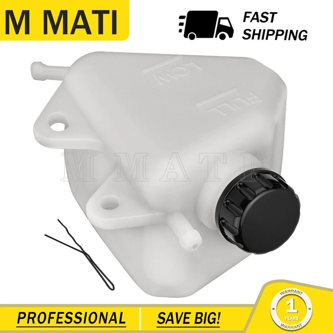 Coolant Reservoir Overflow Tank w/ Cap for Kawasaki KLX250S (2006–2007) 43078-0001