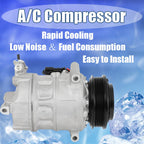 A/C Compressor for Chevrolet Equinox (2012–2014) 2.4L