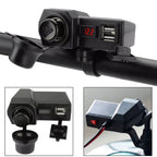 Dual USB Phone Charger Socket for Motorcycle (Waterproof)