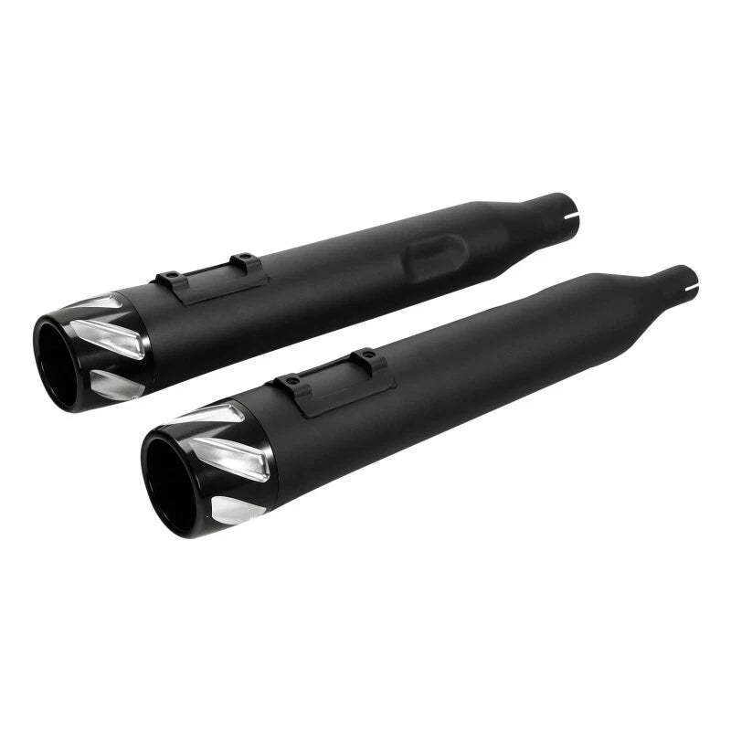 4" Slip-On Straight Mufflers Exhaust Pipe for Harley Touring Road King (2017–2025)