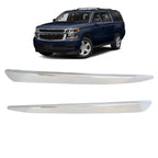 Front Bumper Trim Molding Set for Chevrolet Tahoe Suburban (2015–2020)