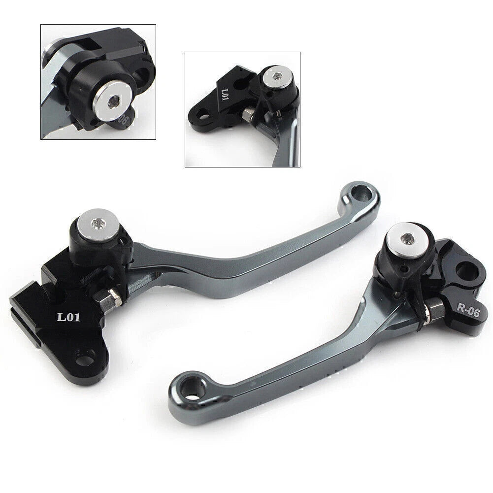 Titanium Pivot Brake Clutch Levers for Honda CRF125R/150R/250R (1997–2021)