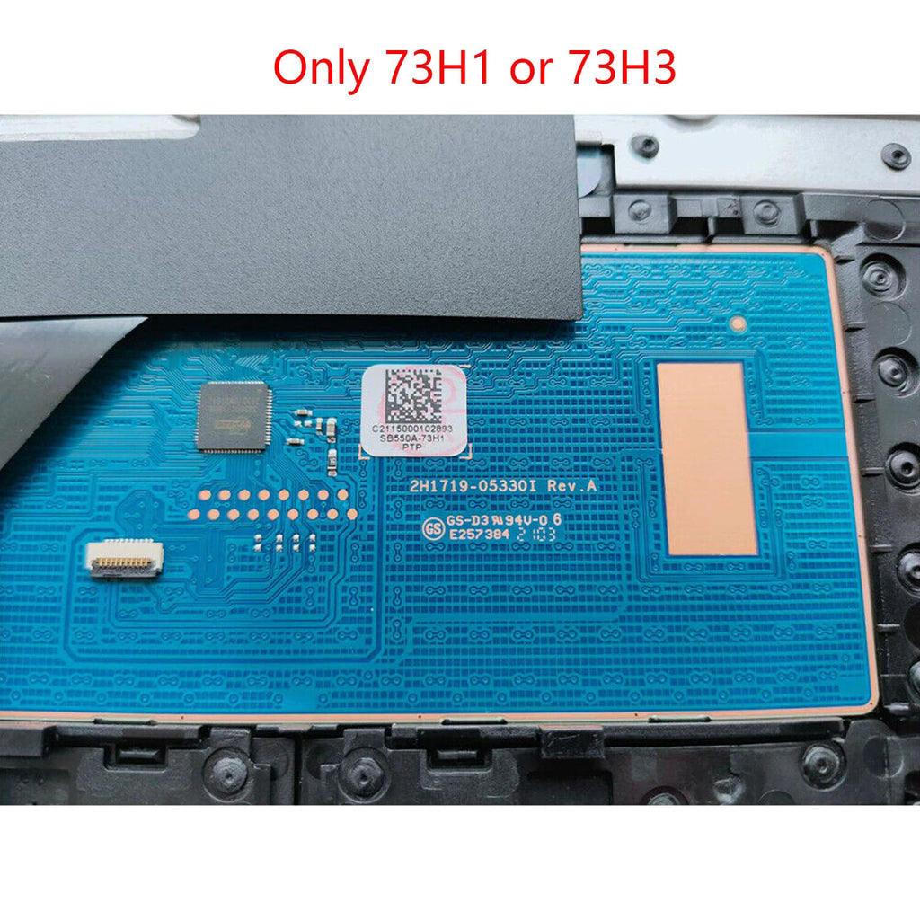 Palmrest Non-Backlit Keyboard & Touchpad for HP 17-BY 17-CA (2017–2018) L92785-001