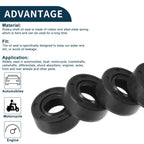 Set of 5 Oil Seal Ring NBR Rubber 12x25x10mm for Various Models 
