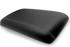 Leather Console Lid Armrest Cover for Ford Expedition (2003–2006) Beige Stitch