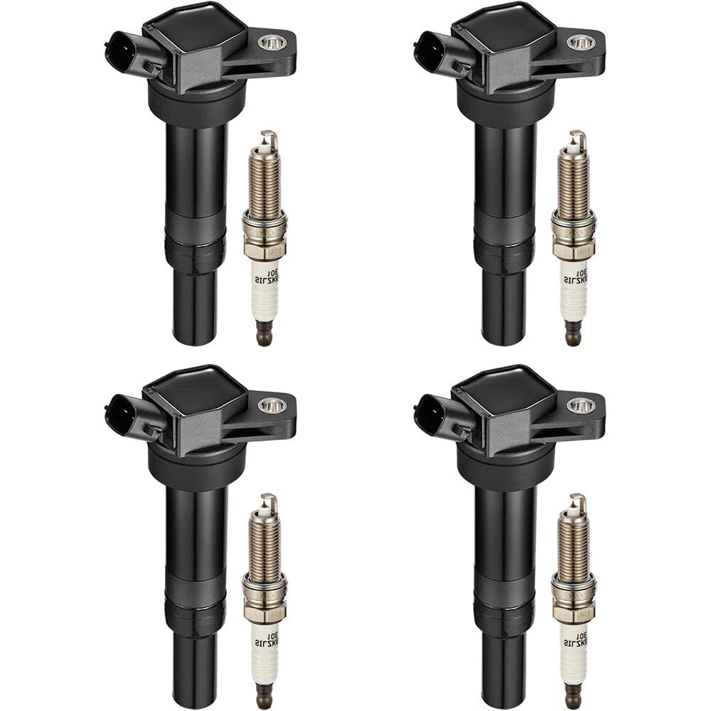 4X Ignition Coils and Spark Plugs Kit for Hyundai Tucson 2014–2021 2.0L