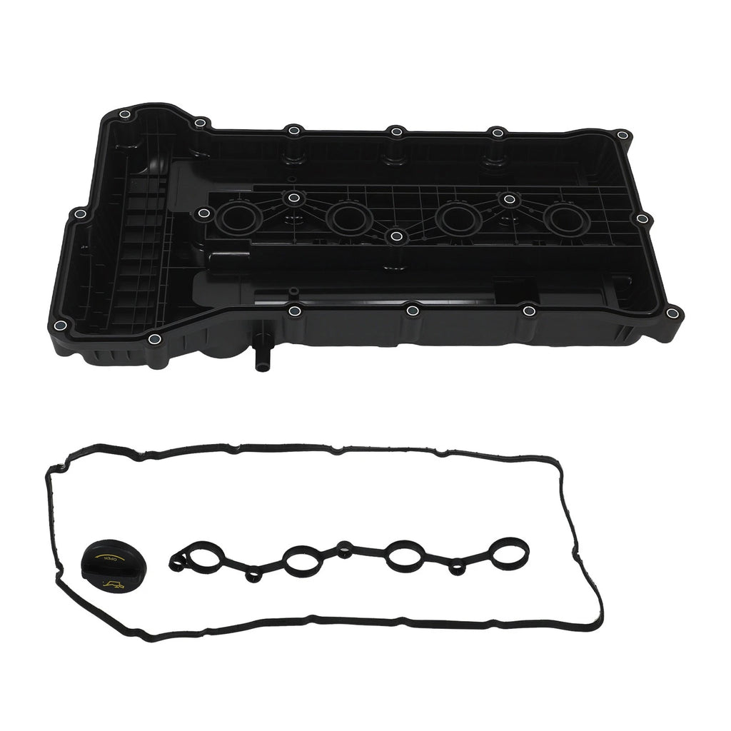 Black Valve Cover with Gasket for Hyundai Genesis Coupe (2010-2012)