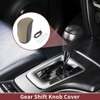 1 Pc Gear Shift Knob Cover for Dodge Journey (2011–2020) Black Beige Faux Leather