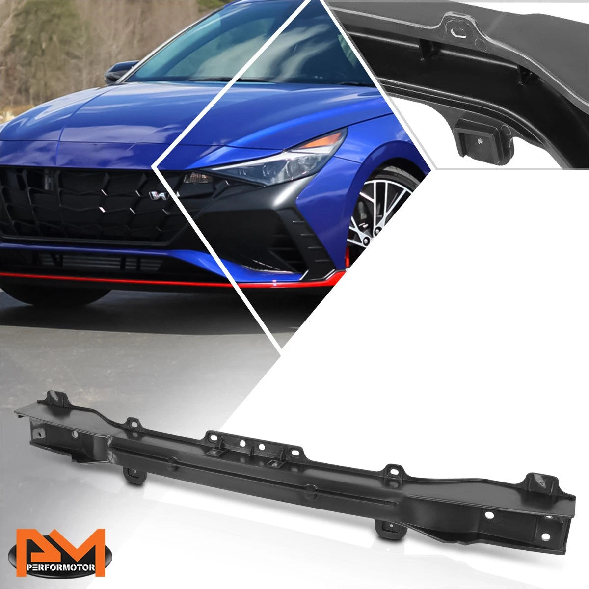 Front Bumper License Plate Mounting Bracket for Nissan Kicks (2018–2020)