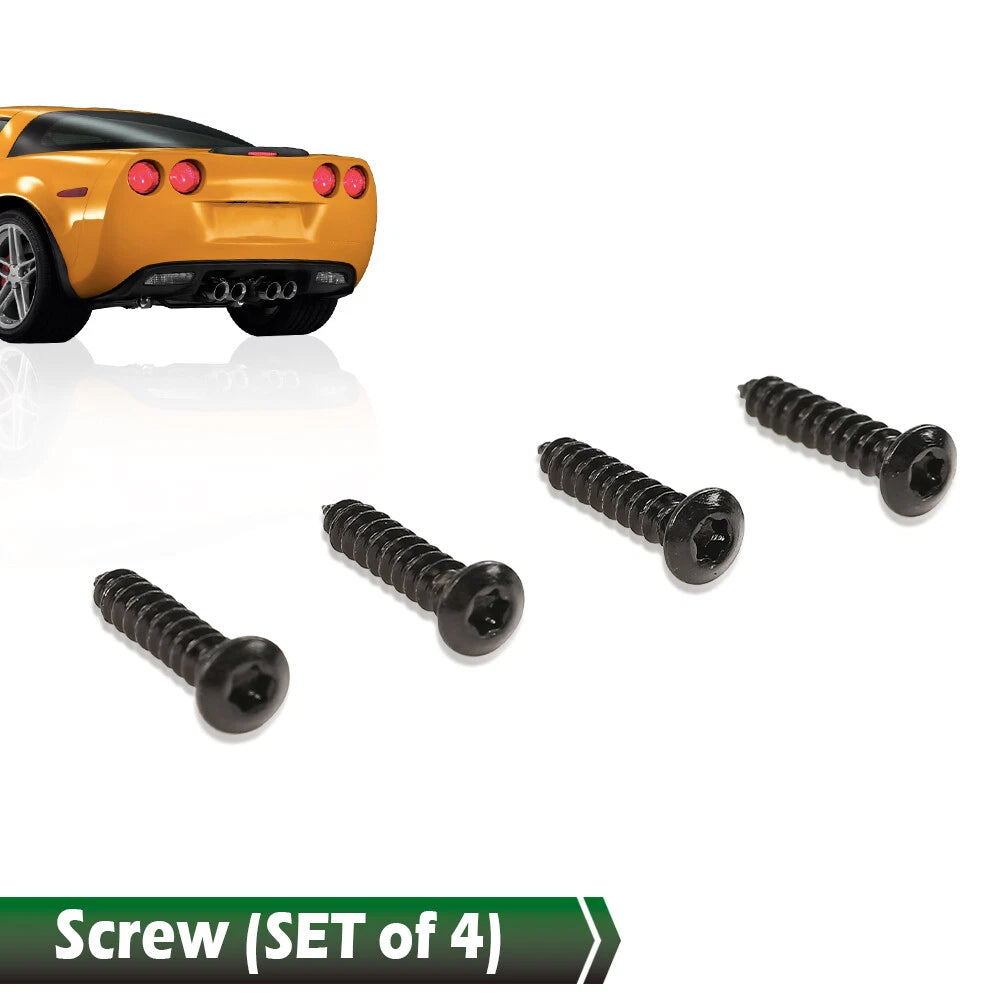 Set of 4 Tail Light Lens Upper to Bumper Screws for C6 Corvette (2005–2013)