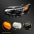 Left Driver LED Projector Headlight with DRL for Jeep Cherokee (2019–2023)