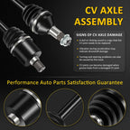 CV Axle Set for Textron Off Road Arctic Cat Wildcat Trail (2014–2018)