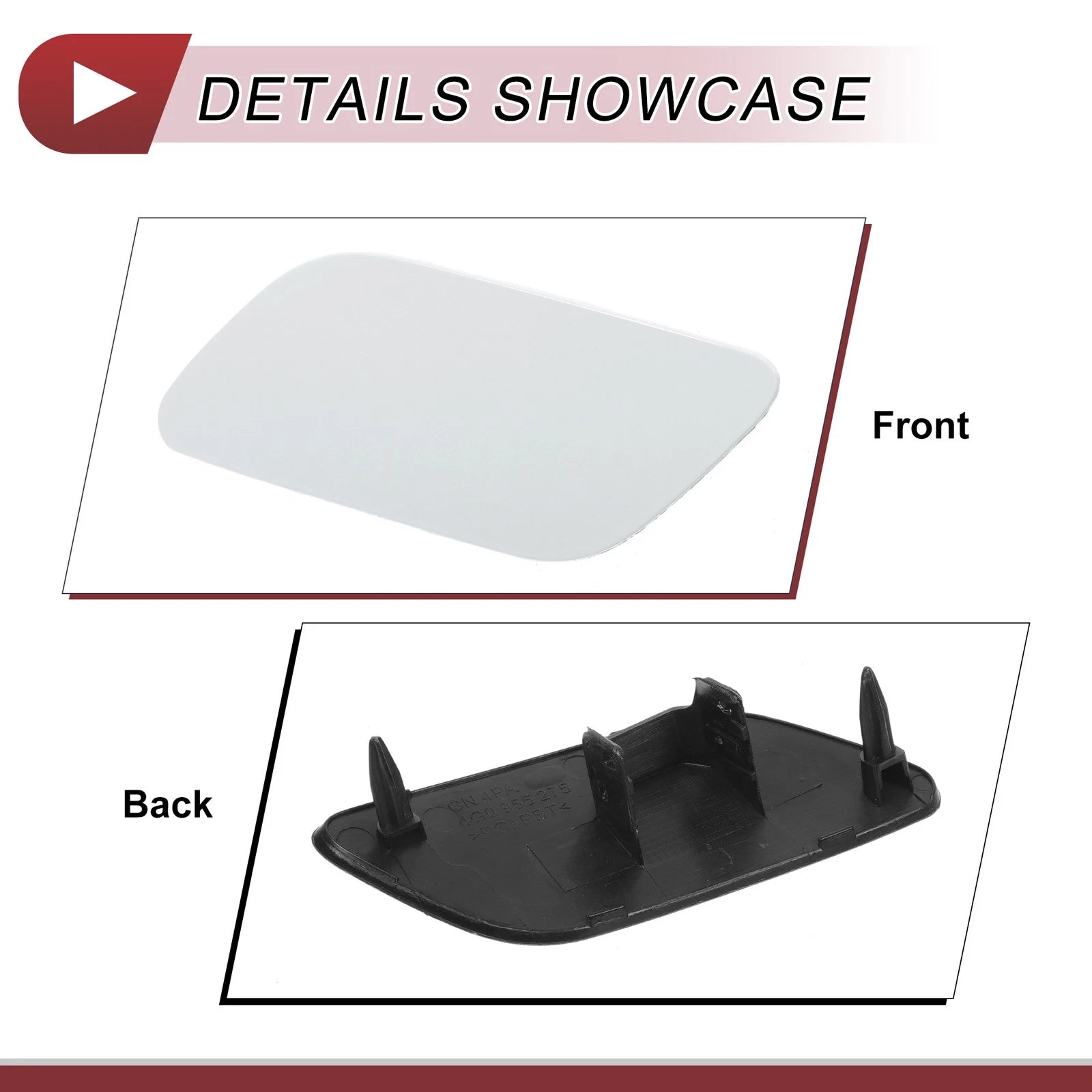 Front Left Washer Nozzle Cover Cap No. 4G0955275F for Audi A6 (2015–2018)