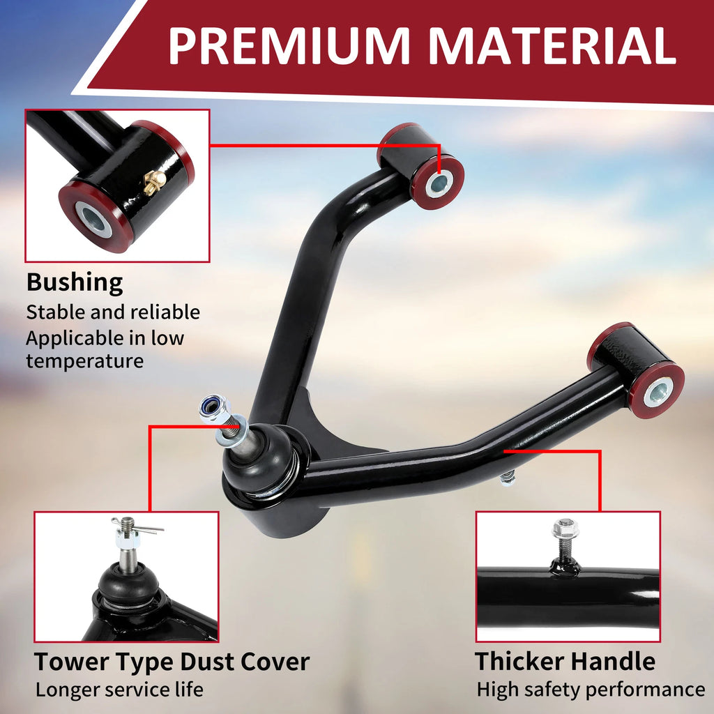 2-4'' Upper Control Arm Lift Kits for Chevy Silverado GMC 1500 (2014–2018)