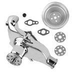 Chrome Water Pump for SB Chevy SBC 350 V8 (1969–1995)