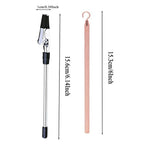 3X Bracelet Helper Tool Set for Jewelry Making (15.6CM) - Metal Clips Silver Gold Rose Gold