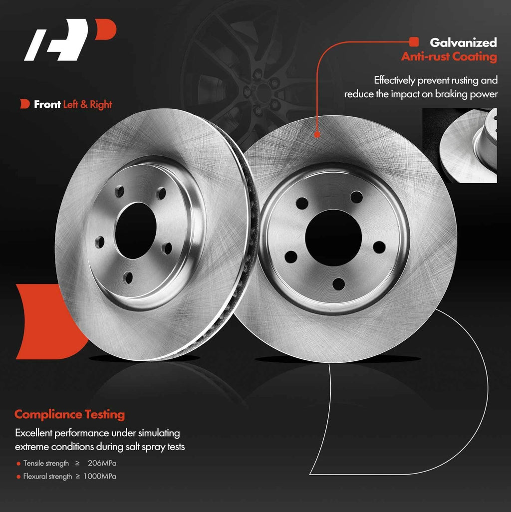 Front Disc Brake Rotors for Chevrolet Malibu HHR Cobalt (2004–2012)