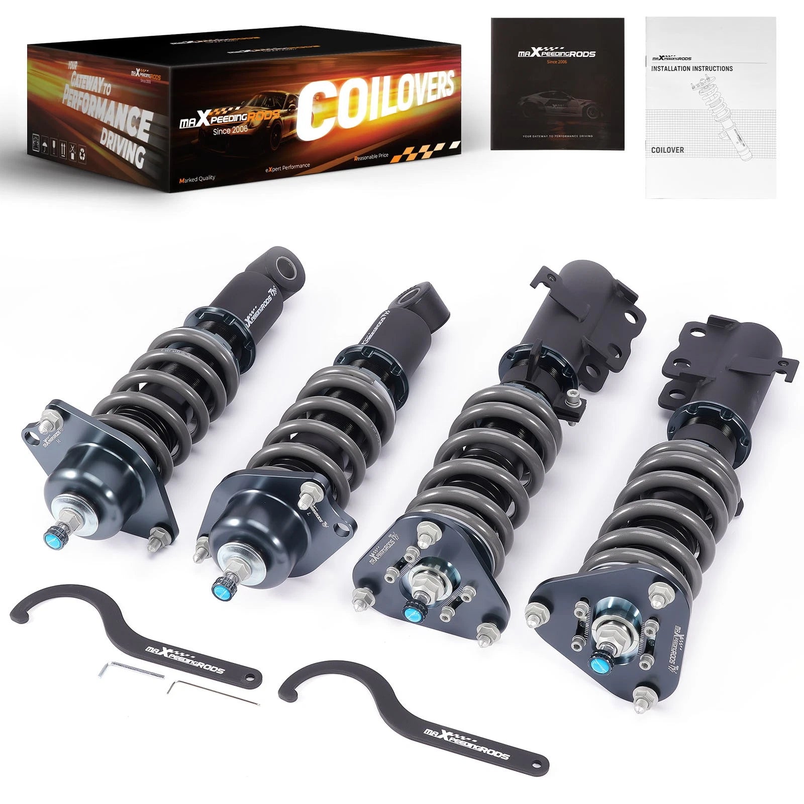 Coilovers Lowering Springs Kit for Toyota Corolla (2003–2008)