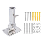Flag Pole Base 25mm Diameter 316 Stainless Steel for Coastal Installations