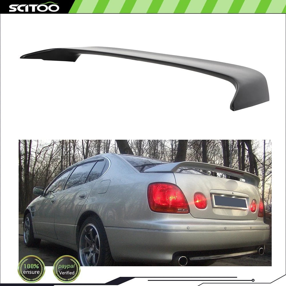 Unpainted Spoiler Wing with LED Brake Light for Lexus GS (1998–2005)