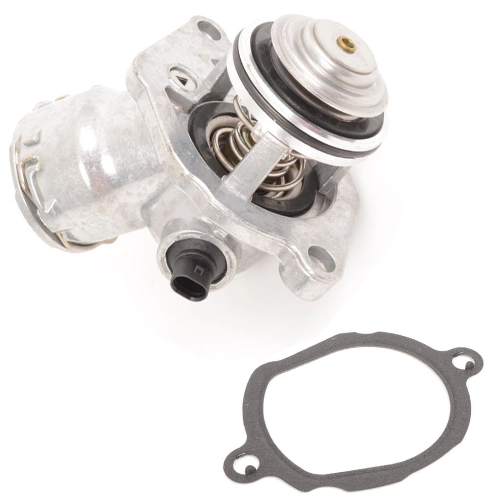 Engine Coolant Thermostat Assembly with Sensor for Mercedes C300 C350 (2008-2015)