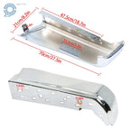 Set of 2 Chrome Rear Bumper End Caps for Ford F150 (2015–2020)