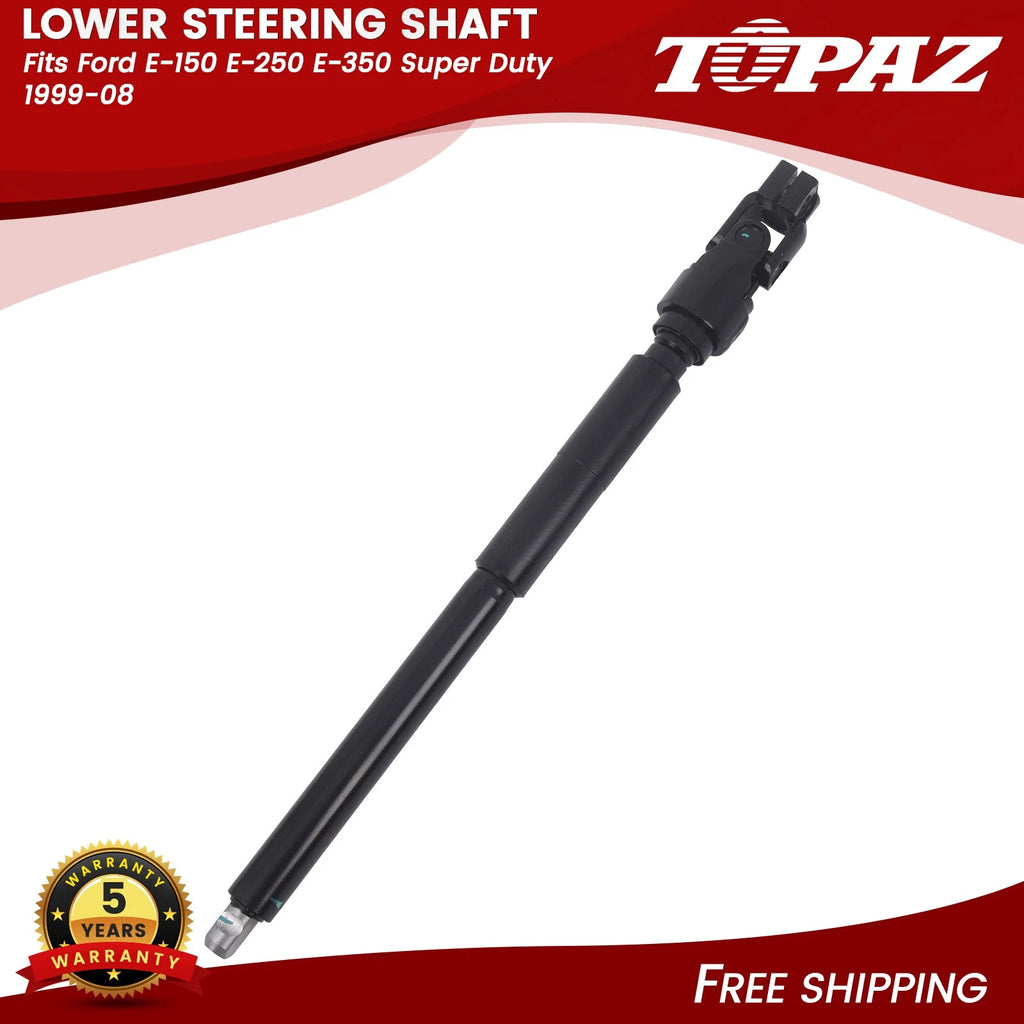Lower Steering Shaft for Ford E-150 E-250 E-350 Super Duty (1999–2008)