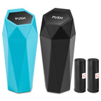 Trash Can Set of 2 for Sky Blue & Matte Black (3.5")