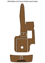 EVA Foam Teak Deck Floor Mat for Malibu 21 VLS (2004)